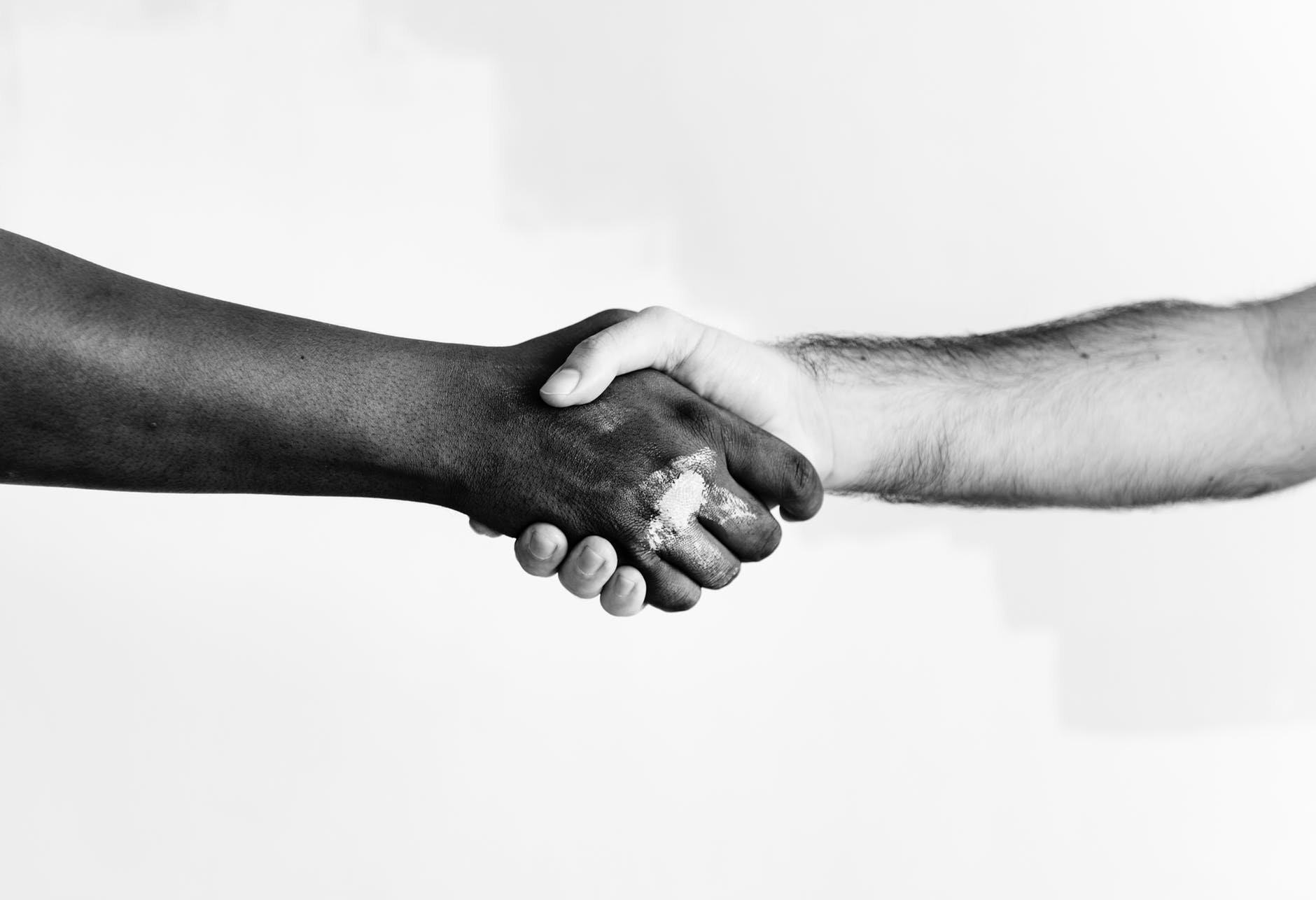 person holding hands
