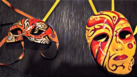 Original Masks by Sarah Morgan